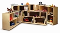 Fold and Roll Storage Cabinet - Preschool - WB0352 